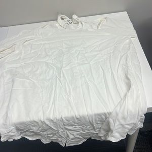 Free people cold shoulder swing top